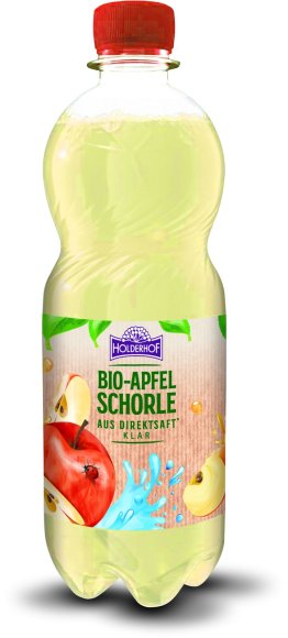 Holderhof Bio Apfelschorle PET EW 12 x 50cl