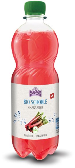 Holderhof Rhabarberschorle Bio PET EW 12 x 50cl