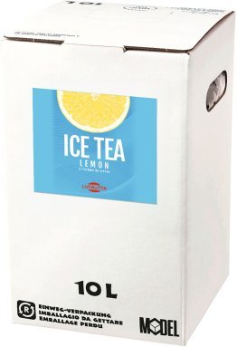 Lufrutta Ice Tea Lemon BIB Postmix 10,0l EW 10 Lt. Bag Box