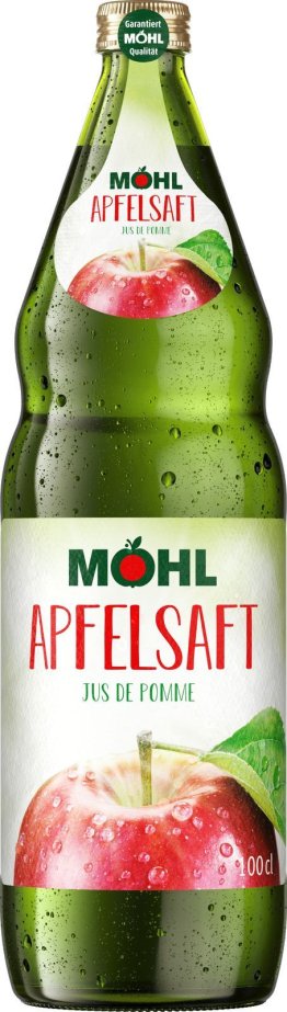Möhl Apfelsaft hell MW 12 x 100cl