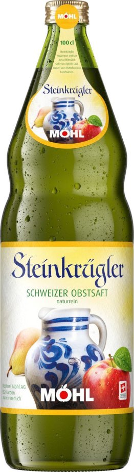 Möhl Steinkrügler Süssmost trüb MW 12 x 100cl