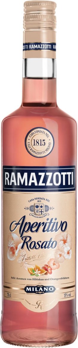 Ramazzotti Aperitivo Rosato 15% EW 6 x 70cl