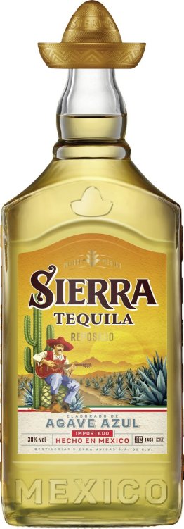Sierra Tequila Reposado Gold 38% EW 6 x 70cl