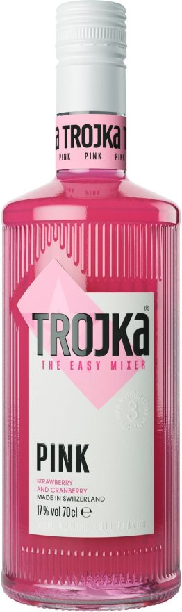 Trojka Vodka PINK 17% EW 6 x 70cl