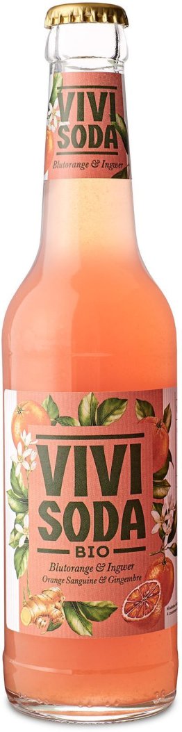 Vivi Soda Blutorange & Ingwer Bio MW 24 x 33cl