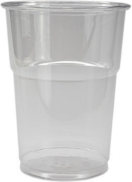 4 dl Plastikbecher Neutral, unzerbr., glasklar, geeicht EW 80-Pack