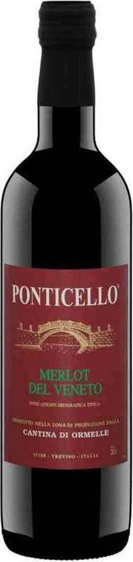 Merlot Ponticello del Veneto MW 24 x 25cl