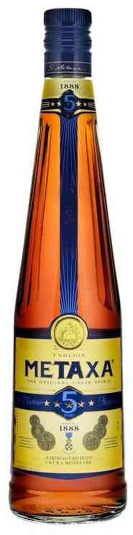 Metaxa 5 Star Griechischer Weinbr. 38% EW 6 x 70cl