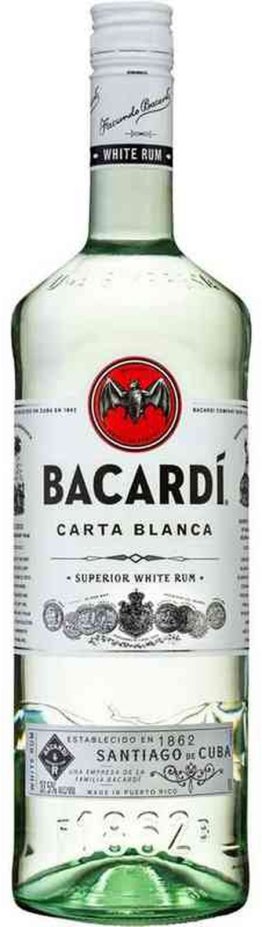 Rum Bacardi Carta Blanca Superior 37.5% EW 6 x 70cl