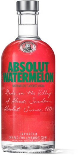 Absolut Watermelon Flavored Vodka 38% EW 6 x 70cl