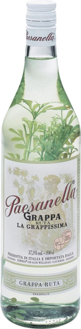 Grappa Paesanella Erba Ruta 37.5% EW 6 x 100cl