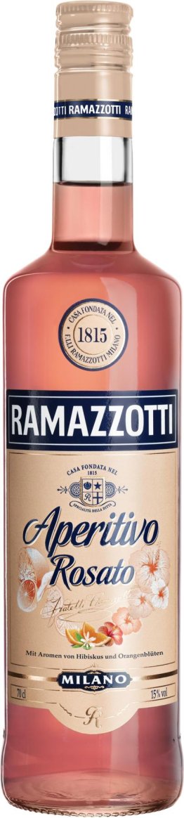 Ramazzotti Aperitivo Rosato 15% EW 6 x 70cl