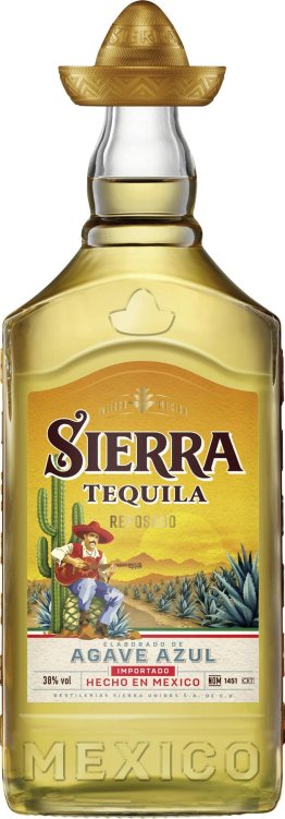 Sierra Tequila Reposado Gold 38% EW 6 x 70cl