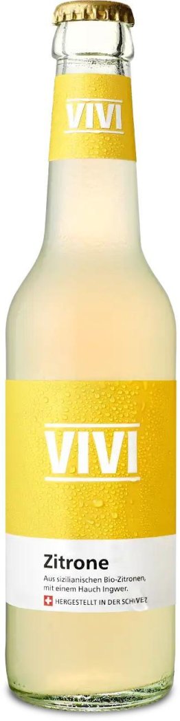 Vivi Soda Zitrone & Ingwer Bio MW 24 x 33cl