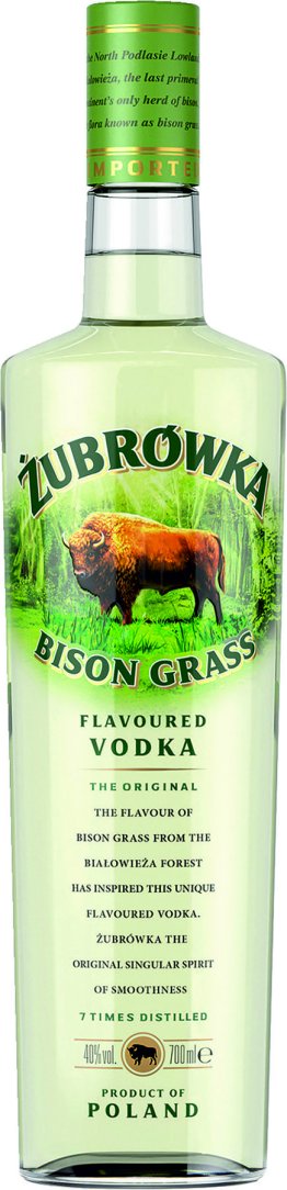 Zubrowka Bison Gras Vodka 37.5% EW 6 x 70cl